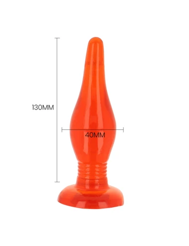 BAILE - PLUG ANAL SOFT TOUCH VERMELHO 14.2 CM