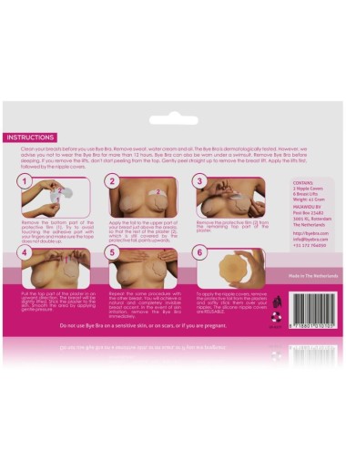 BYE-BRA PEITO DE MAMA + COPO DE SILICONE PARA BICO FH