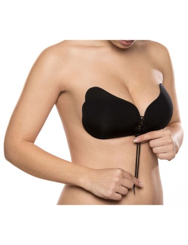 BYE-BRA - LACE-IT APRIMORAMENTO PUSH-UP PRETO COPO B