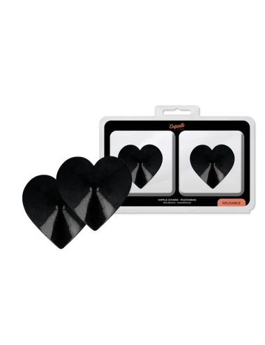 COQUETTE CHIC DESIRE TAMPAS PARA BICO - CORAÇÕES NEGROS