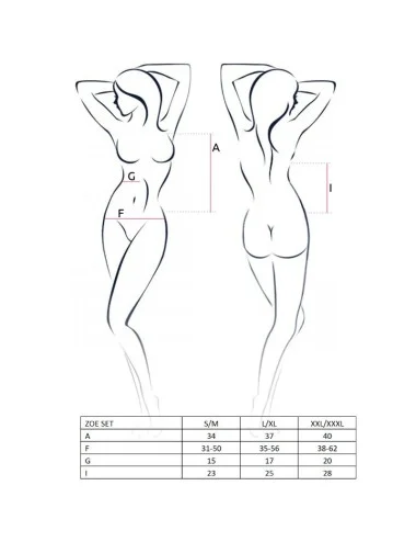 PASSION WOMAN ZOE SET SIZE L / XL