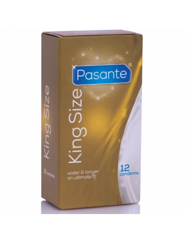 ATRAVÉS DE Preservativos KING MS COMPRIMENTO E LARGURA 12 UNIDADES