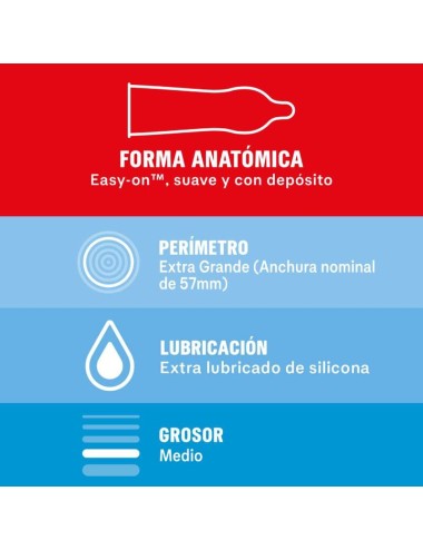 DUREX - PRESERVATIVOS SENSITIVE XL 10 UNIDADES