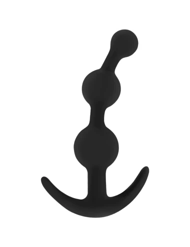 PLUGUE ANAL CURVO DE SILICONE OHMAMA 13 CM