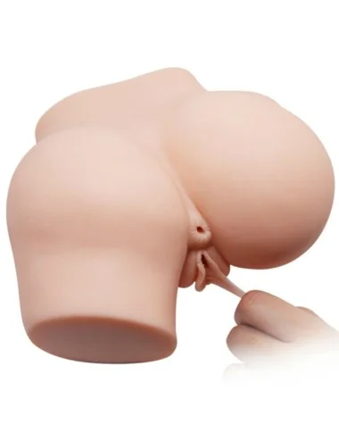 CRAZY BULL - ÂNUS E VAGINA REALISTAS COM VIBRAÇÃO DOBRO PRAZER