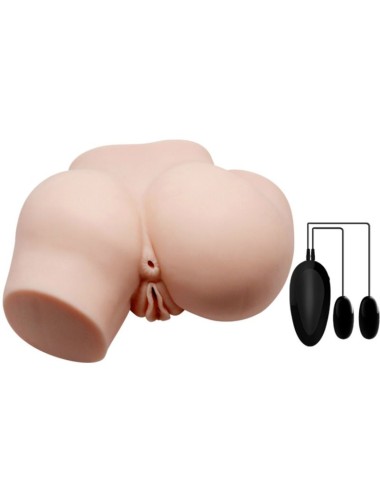 CRAZY BULL - ÂNUS E VAGINA REALISTAS COM VIBRAÇÃO DOBRO PRAZER