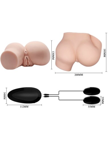 CRAZY BULL - BUNDA COM VAGINA E NUS REALISTAS E VIBRAO
