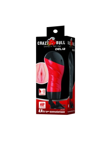 CRAZY BULL - VAGINA COM BASE MASTURBADOR DE VOZ