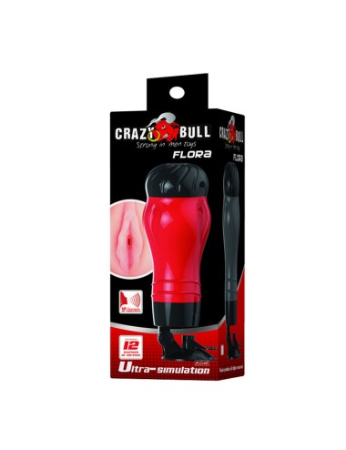 CRAZY BULL - FLORA VAGINA COM BASE MASTURBADOR DE VOZ
