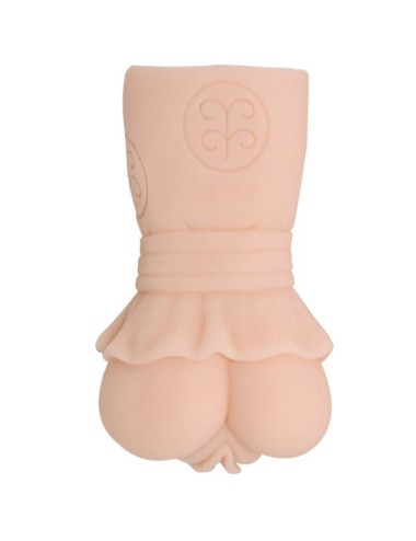 CRAZY BULL - MASTURBADOR DE VAGINA DE PELE DE GUA COM BALAS VIBRANTES