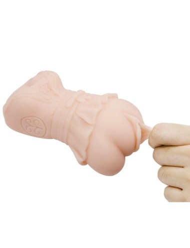 CRAZY BULL - MASTURBADOR DE VAGINA DE PELE DE GUA COM BALAS VIBRANTES