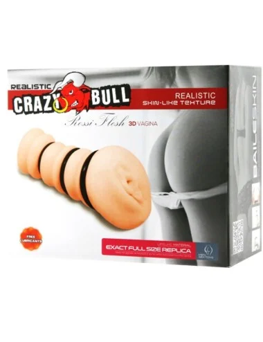 CRAZY BULL - MASTURBADOR COM ANÉIS VAGINA MODELO 2