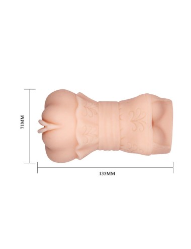 CRAZY BULL - MASTURBADOR DE PELE DE GUA VAGINA MODELO 2