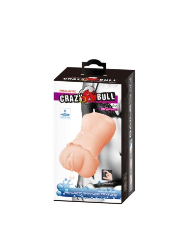 CRAZY BULL - MASTURBADOR DE PELE DE GUA VAGINA MODELO 2