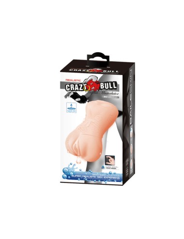 CRAZY BULL - MASTURBADOR DE PELE DE GUA VAGINA MODELO 4
