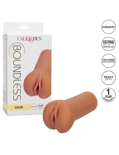CALEXOTICS - BOUNDLESS VULVA STROKER PELE CARAMELO