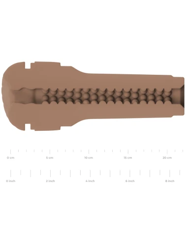 KIIROO - ESTIMULADOR MASTURBADOR FEEL STROKER - MARROM