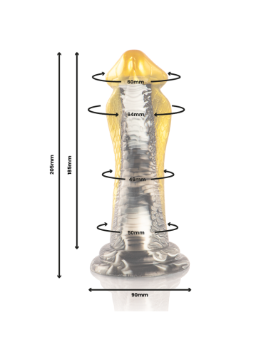 EPIC - DRAKON DILDO AMARELO COBRA