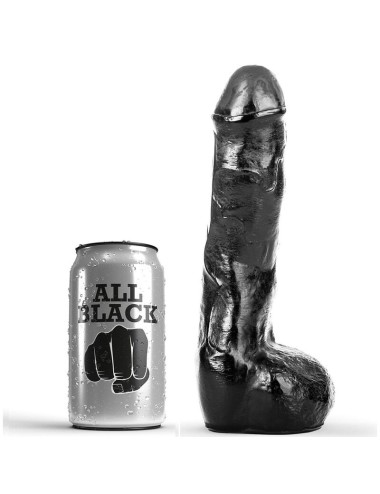 ALL BLACK - PENE REALISTA ANAL 20 CM