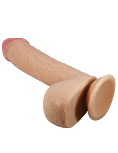PRETTY LOVE - SÉRIE SLIDING SKIN DILDO REALÍSTICO COM VENTOSA DESLIZANTE PELE CARNE 23