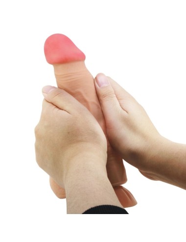 PRETTY LOVE - SÉRIE SLIDING SKIN DILDO REALÍSTICO COM VENTOSA DESLIZANTE PELE CONTROLO REMOTO CARNE 21