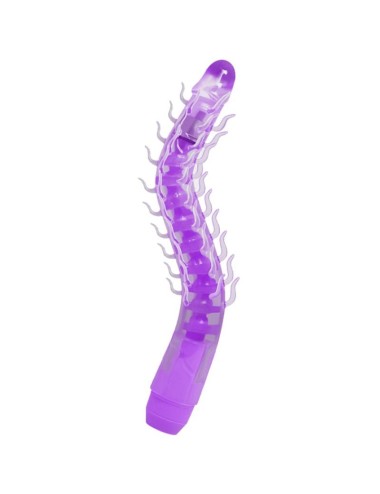 BAILE - FLEXI VIBE SENSUAL SPINE DILDO VIBRATÓRIO DOBRVEL LILAL 23.5 CM