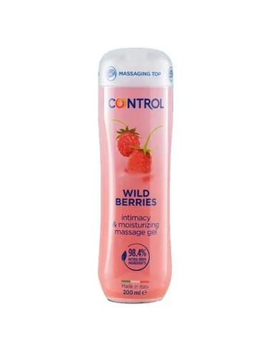 GEL DE MASSAGEM CONTROLE 3 EM 1 FRUTAS SELVAGENS 200 ML