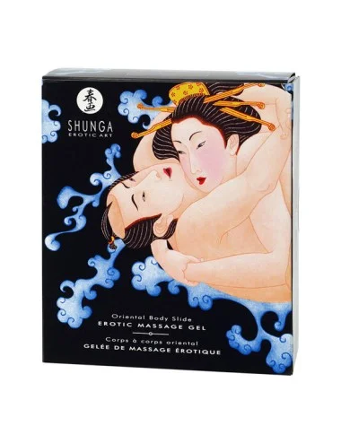SHUNGA - GEL DE MASSAGEM ERÓTICA ORIENTAL CORPO A CORPO COM FRUTAS EXÓTICAS
