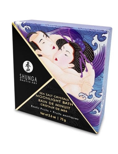 SHUNGA - SAIS DE BANHO EXÓTICOS COM SABOR ROXO 75 GR