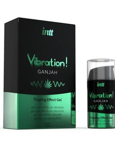 INTT - PODEROSO ESTIMULANTE ÍNTIMO GEL VIBRANTE LÍQUIDO CANNABIS 15ML