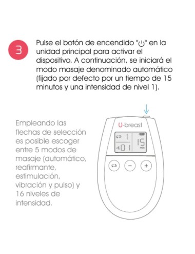 500 COSMETICS - ELETROESTIMULAÇÃO DE AUMENTO DA MAMA U