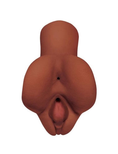 PDX PLUS - ESCOLHA SEU PRAZER MASTURBADOR DUPLO MARROM