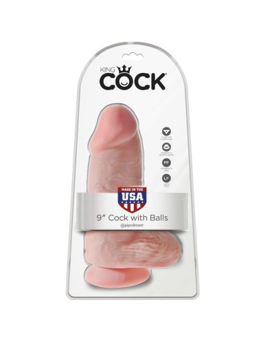 KING COCK - PÊNIS REALÍSTICO GORDINHO 23 CM