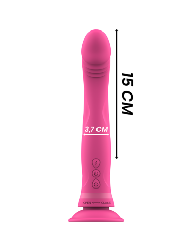 INTENSE - MICHELANGELO ROSA VIBRADOR DE SILICONE DILDO