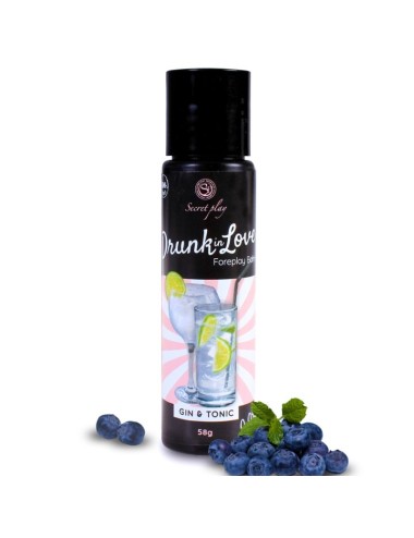 SECRETPLAY - BÊBADO NO AMOR LUBRIFICANTE GIN&TONIC 60 ML