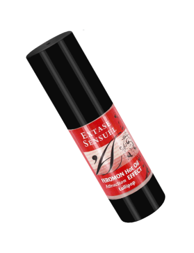 EXTASE SENSUAL - ÓLEO DE MASSAGEM EFEITO DE AQUECIMENTO COM FEROMONAS DE PIRULITO 30 ML