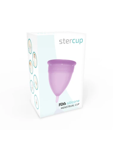 STERCUP - COPO MENSTRUAL DE SILICONE FDA LILAC - TAMANHO S