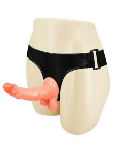 BAILE - ARNÊS COM PÊNIS REALISTA E CALA AJUSTVEL ULTRA APAIXONADA 15.5 CM