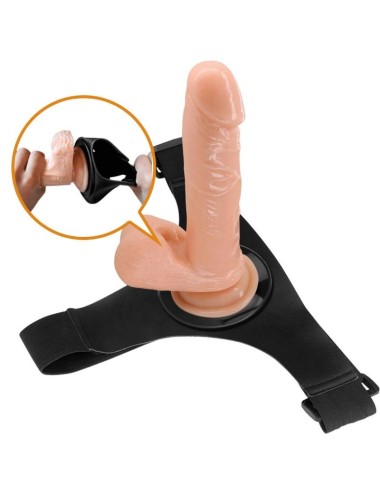 PRETTY LOVE - ARNÊS CUECAS ARNÊS UNIVERSAL COM DILDO TOM 20 CM NATURAL