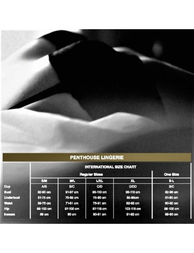 PENTHOUSE - SCANDALOUS TEDDY BRANCO XL