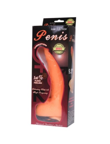 BAILE - DILDO DE VIBRAO DE PÊNIS COM SENSAO REALÍSTICA DE VIBRAO
