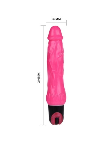BAILE - VIBRADOR MULTIVELOCIDADE DAAPLY PLEASURE ROXO