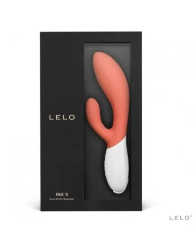 LELO - INA 3 VIBRADOR DE COELHO CORAL DE LUXO