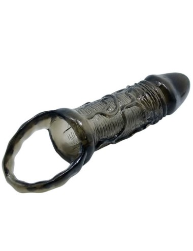 BAILE - BAINHA DE EXTENSO DE PÊNIS COM ALA PARA TESTÍCULOS 11.5 CM
