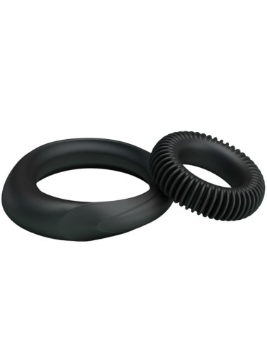 BAILE - KIT 2 ANÉIS DE SILICONE ANEL MASCULINO
