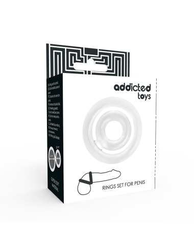 ADDICTED TOYS - POTENZ- C-RING PÊNIS TRANSPARENTE