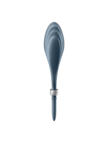SATISFYER - VIBRADOR DE ANEL DUELISMO CINZA