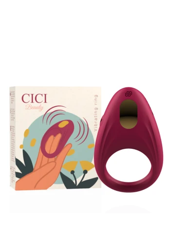 ANEL VIBRANTE DE SILICONE CICI BEAUTY PREMIUM