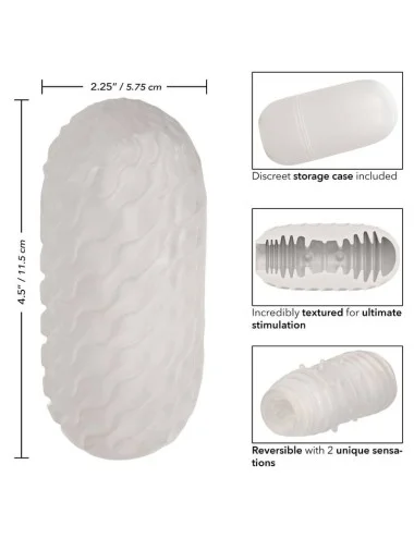 CALIFÓRNIA EXOTICS REVERSIBLE RIBBED STROKER
