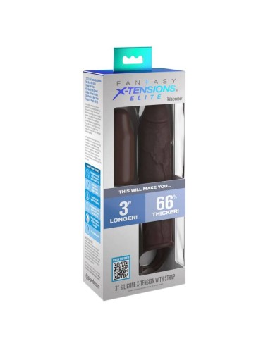 FANTASY X- TENSIONS - PIPEDREAMS EXTENSÃO C ALÇA 17,78 CM MARROM